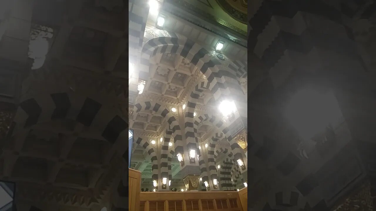Azan e isha in Masjid e Nabawiﷺ | Masjid | @Ummezahra243