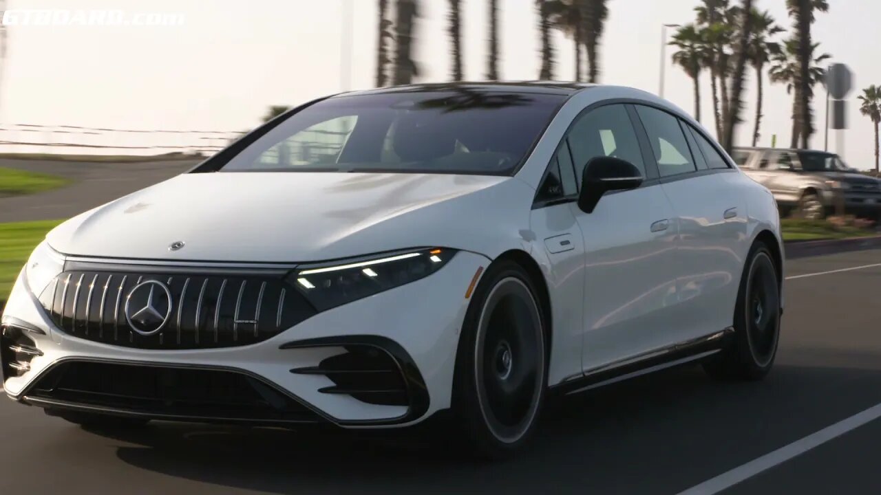 Mercedes EQS53 AMG Diamond White a TRUE Tesla hunter / killer?
