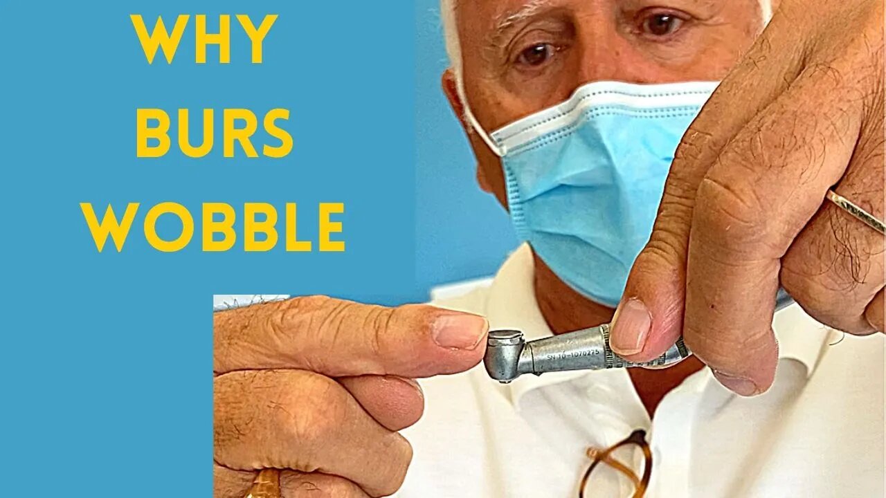 Why do BURS wobble when cutting teeth?