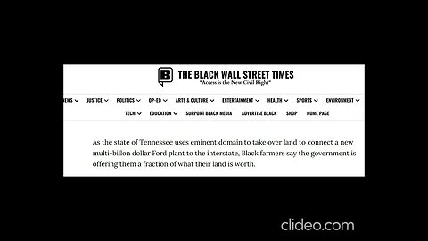 Tennessee-Uses Eminent Domain On Black Farmers #Black Farmers #Tennessee #Eminent Domain