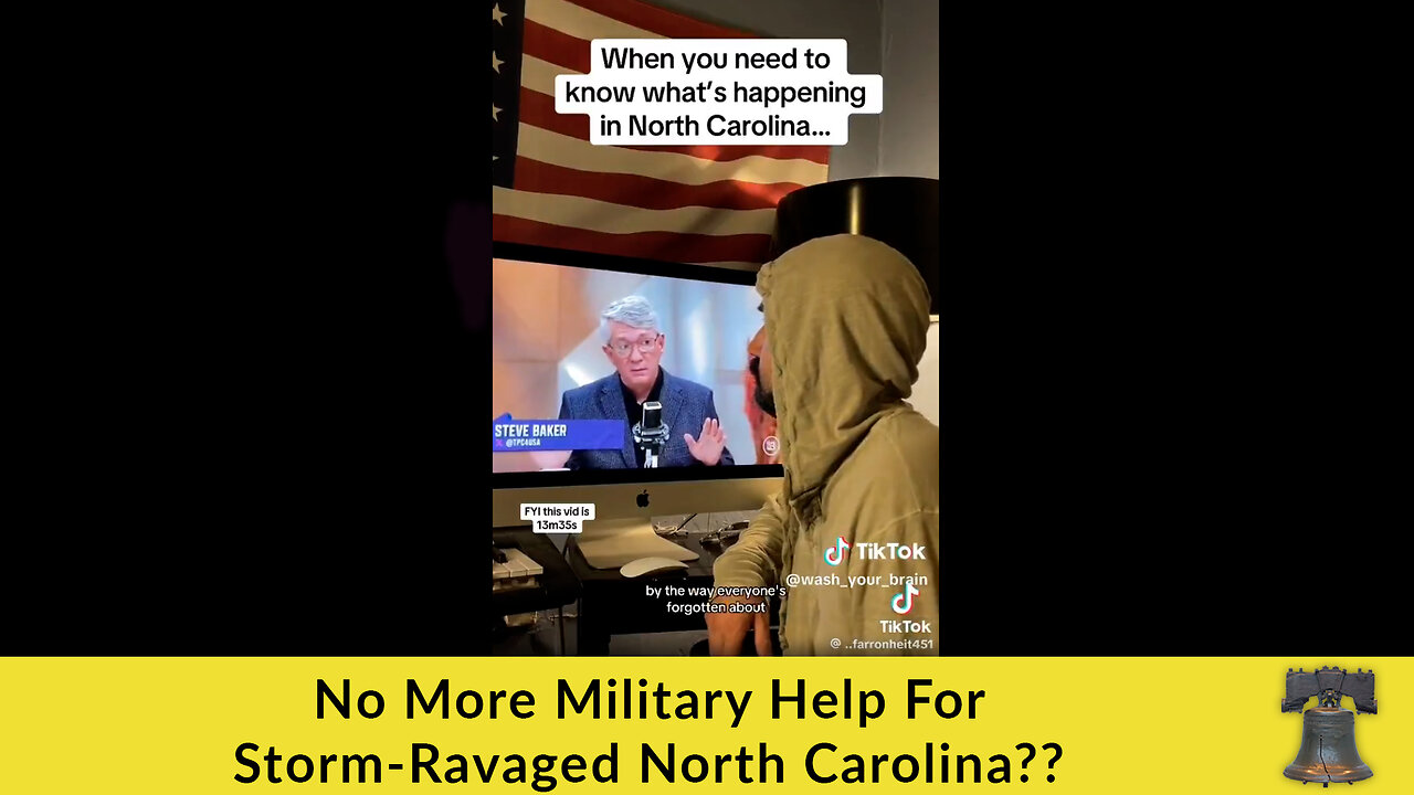 No More Military Help For Storm-Ravaged North Carolina??