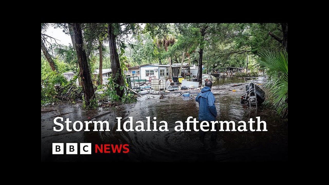 Millions in Florida struggle with aftermath of Storm Idalia - BBC News