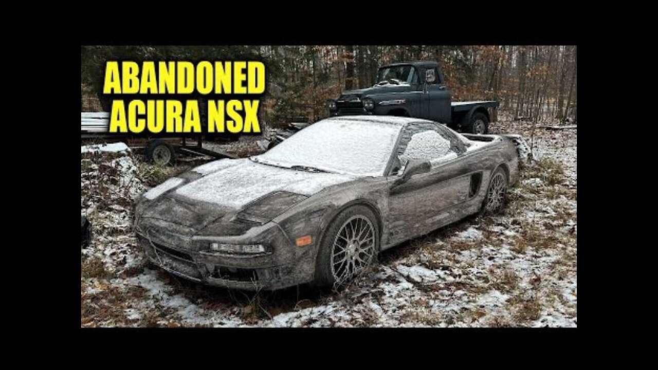 Abandoned Supercar : Acura NFX | First Wash in years | Car Detailing Restoration