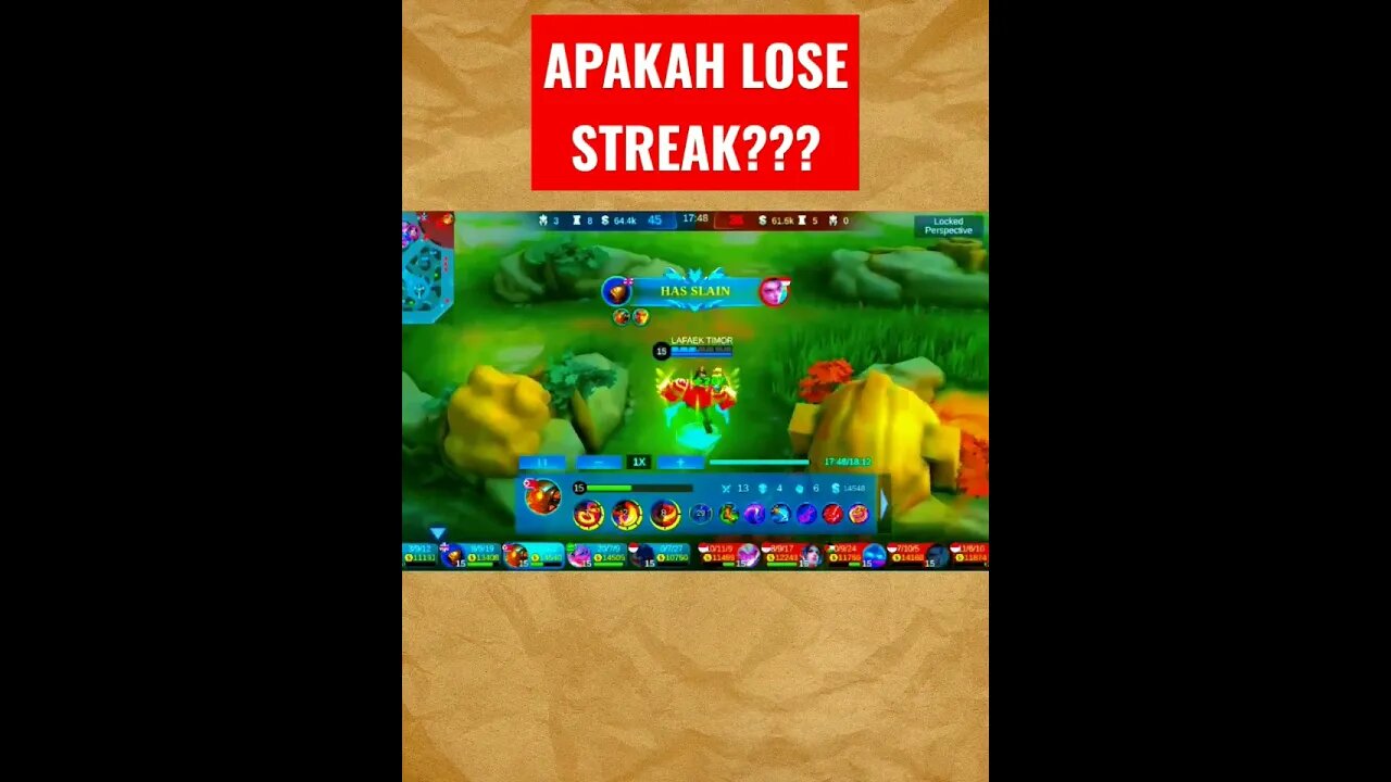 LOSE STREAK OR WIN STREAK? #ml #mlbb #mobilelegend #mobilelegendsgame #omletarcade #mobilelegends