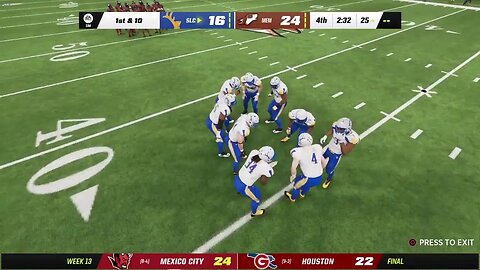 TDFL Football [Season 10/Week 13]: Salt Lake City (8-3) @ Memphis (8-4)