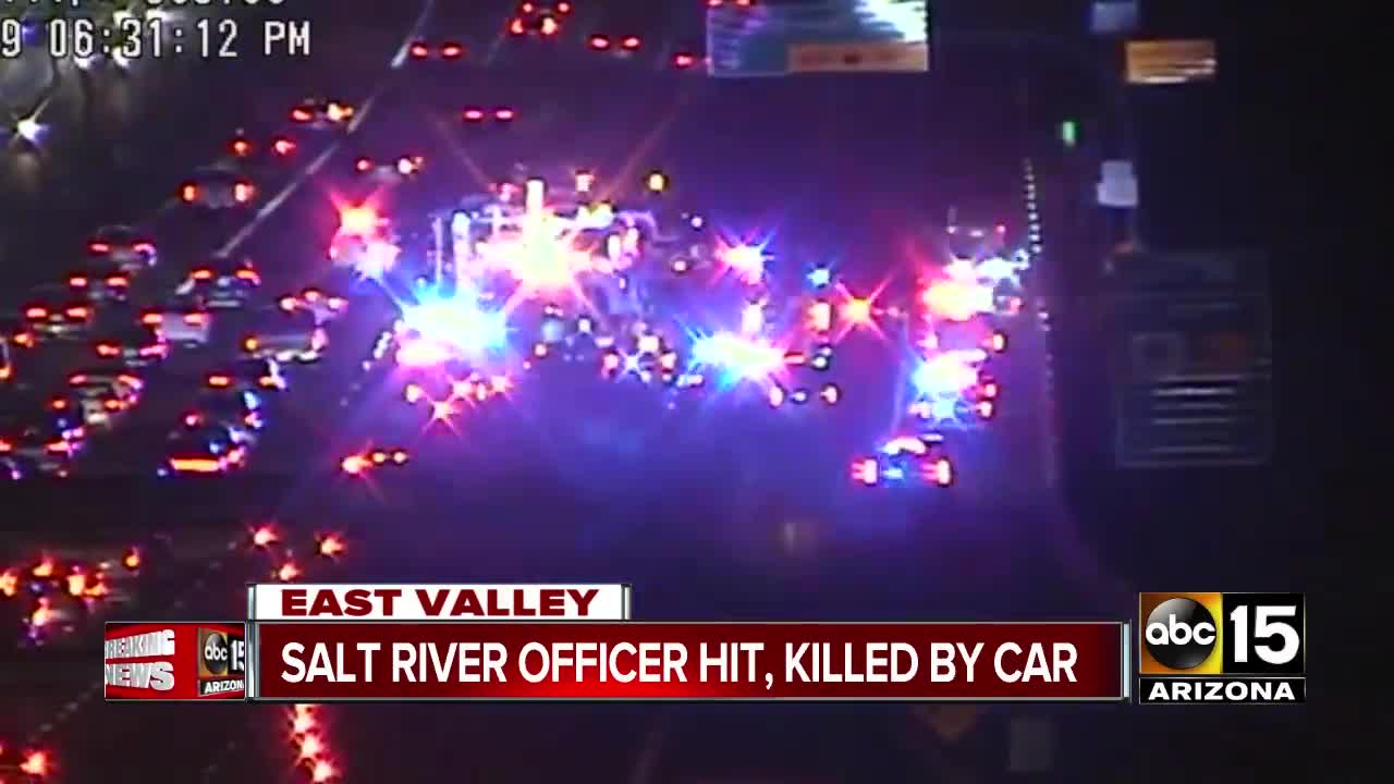 Salt River police officer killed in crash on Loop 101