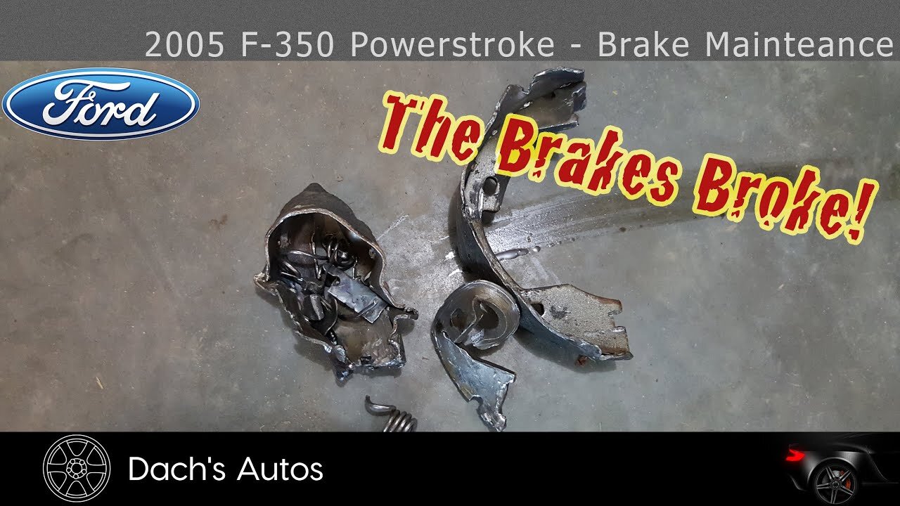 2005 F-350 Brake Maintenance: Part 2 - Rear Brakes