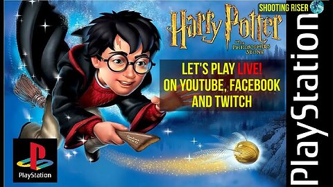 LET'S PLAY HARRY POTTER AND THE PHILOSOPHERS STONE PS1 #LIVESTREAM #LETSPLAY