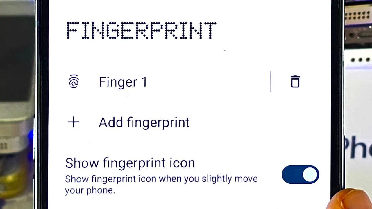 ANY Nothing Phone Can You Change Fingerprint Animation? (no)