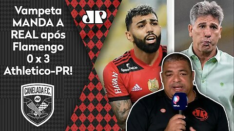 "SABE ONDE o Renato Gaúcho ERROU?" Vampeta MANDA A REAL após Flamengo 0 x 3 Athletico-PR!