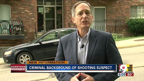 Shooting suspect's criminal backgrounds