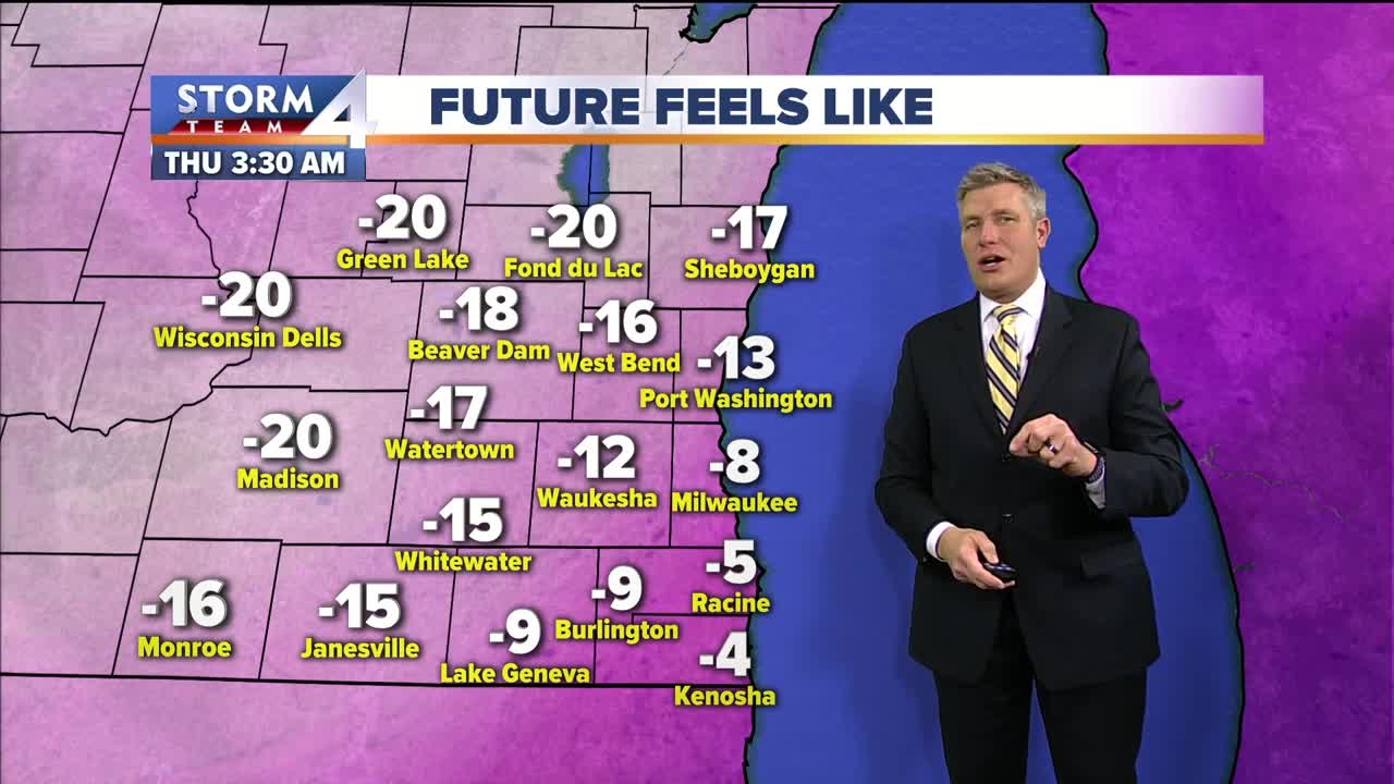 Coldest night of the week, but it'll warm up starting Friday