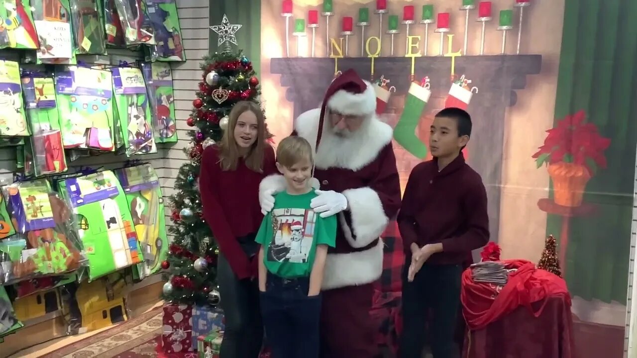 Donuts or ice cream with Santa