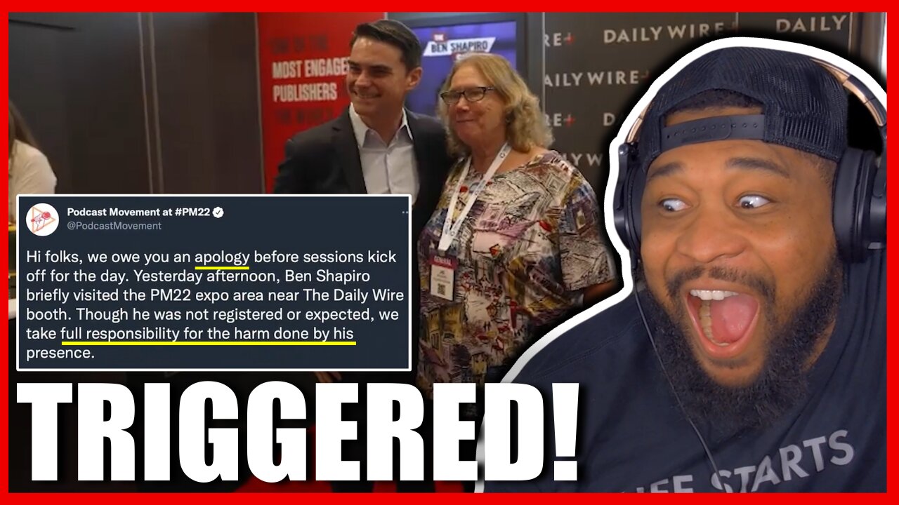 Ben Shapiro TRIGGERS MELTDOWN APOLOGY From Podcast Convention For Showing Up