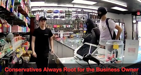 Good Guy Wins: Vegas Shop Owner Stops Thieves (host K-von applauds)