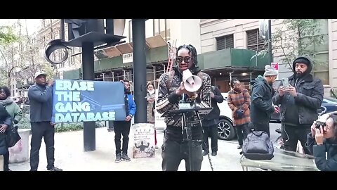 Rally to Abolish the NYPD Gang Database 80 Maiden Lane @GangScoalition @nycpa @BAL