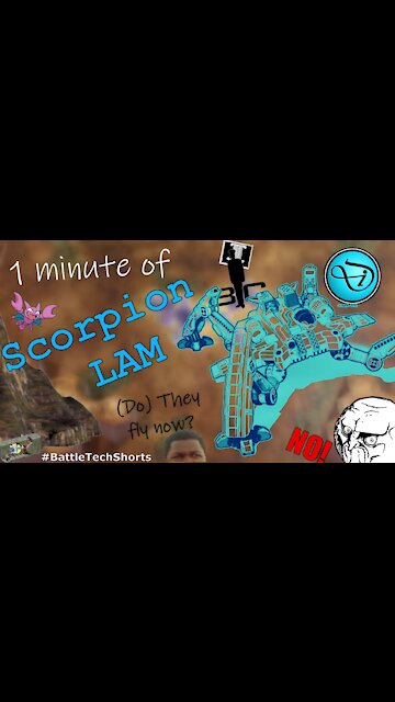 BATTLETECH #Shorts - Scorpion LAM, (Do) They fly now?