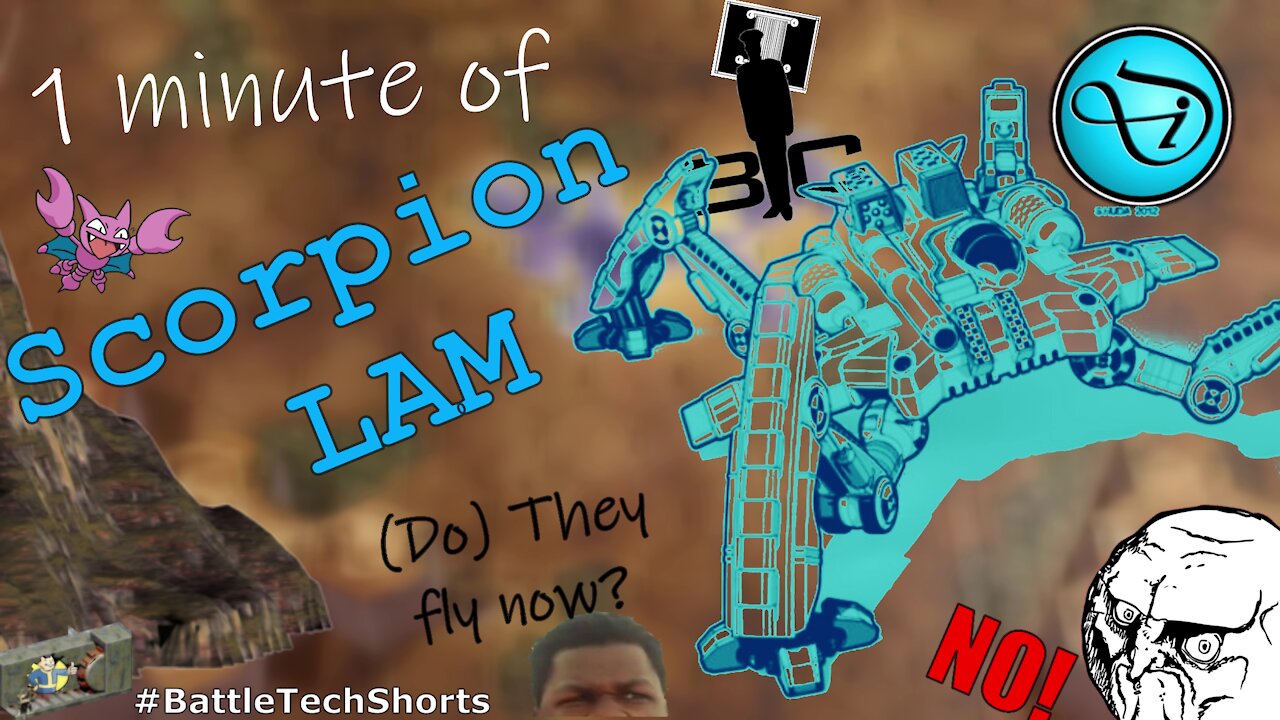 BATTLETECH #Shorts - Scorpion LAM, (Do) They fly now?