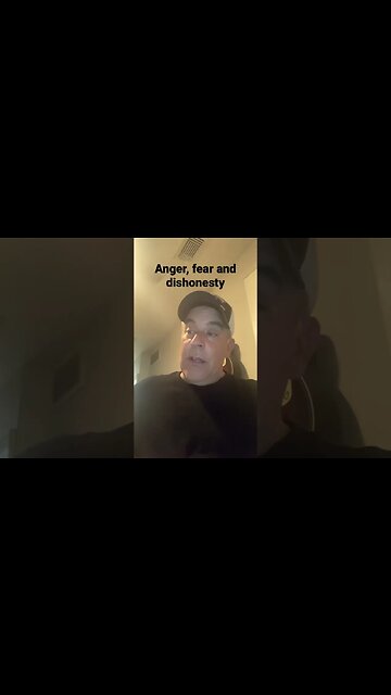 Anger, fear, and dishonesty. #Sober #CleanAndSober #LivingSober #AlcoholicsAnonymous #fear #Anger.