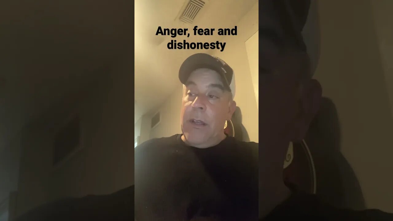 Anger, fear, and dishonesty. #Sober #CleanAndSober #LivingSober #AlcoholicsAnonymous #fear #Anger.