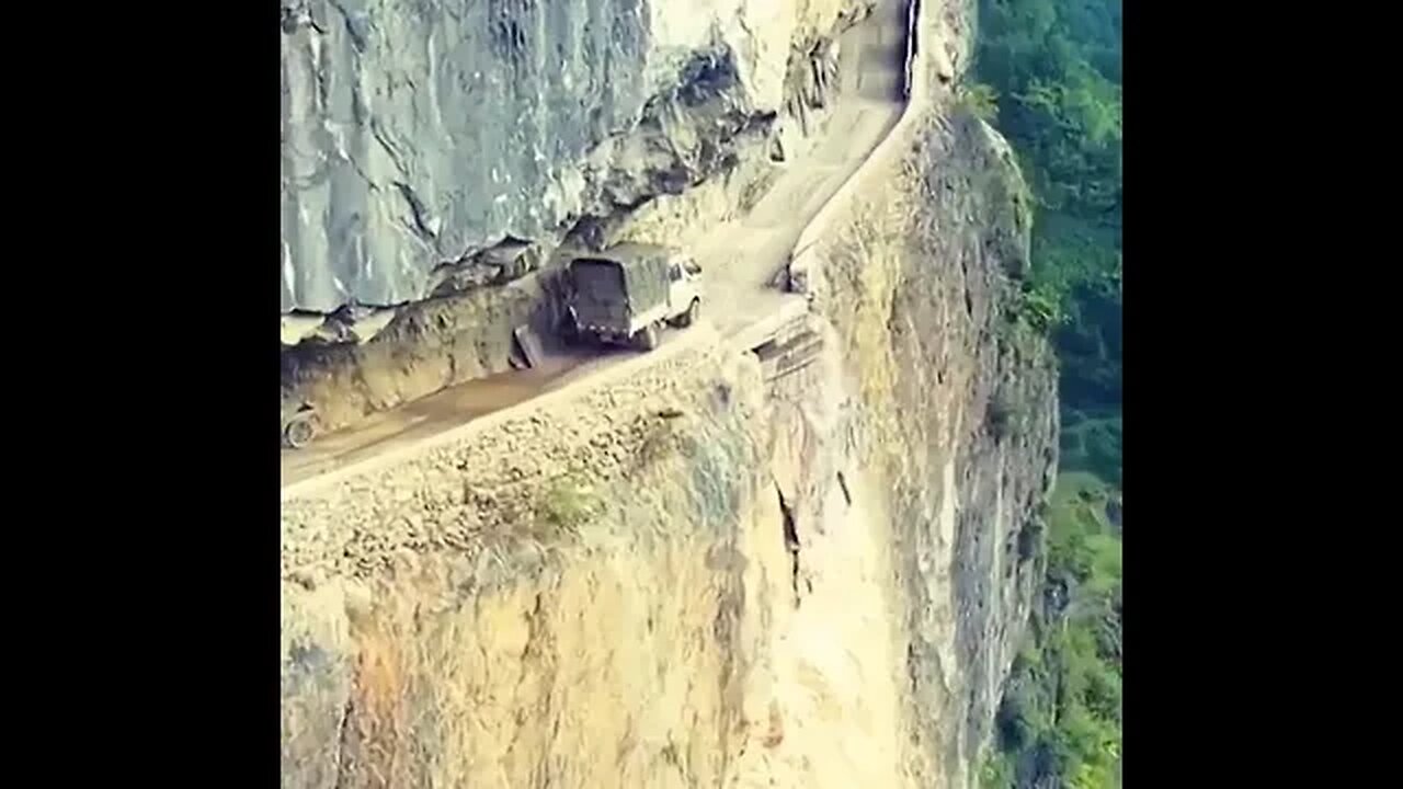 This is one of the most dangerous and intimidating routes in the world.