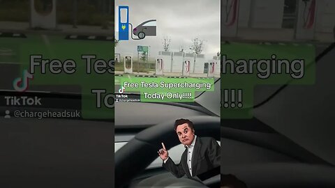 Free Tesla Supercharging today only! 😉⚡️🇬🇧 #tesla #teslasupercharger @tesla