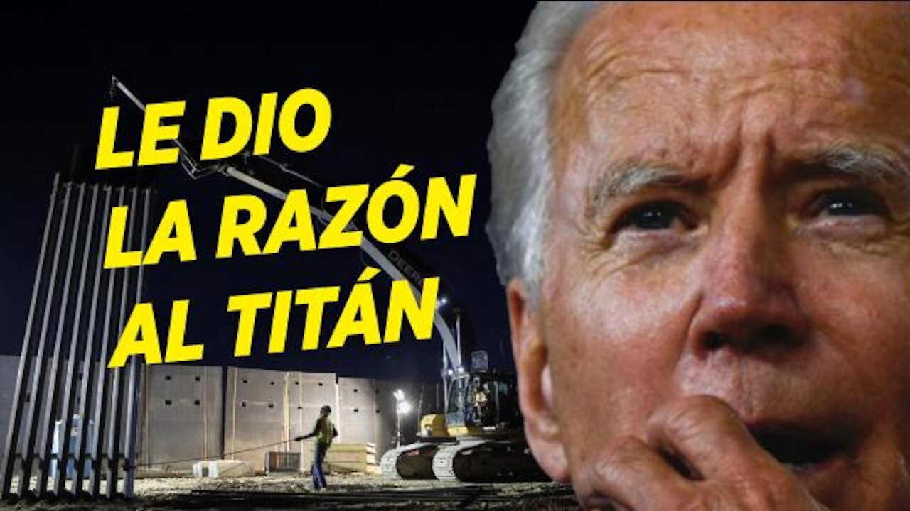 📢BIDEN reactivaría la CONSTRUCCIÓN del MURO FRONTERIZO de TRUMP😌