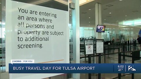 Busy Travel Day Ahead of Tulsa Airport