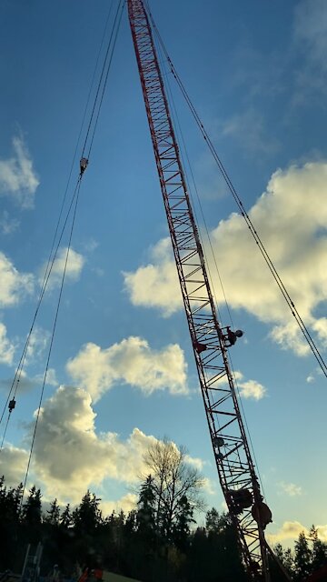 Cranes everywhere...