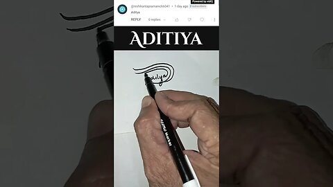 ADITYA NAME SIGNATURE | AMAZING STYLE SIGNATURE ✨