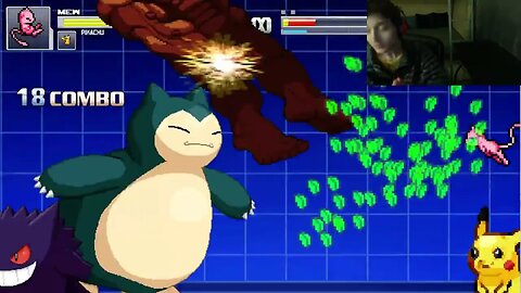 Pokemon Characters (Pikachu, Gengar, Snorlax, And Mew) VS Clayface In An Epic Battle In MUGEN