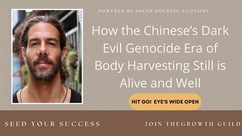 The Chinese Genocide Era and the World Wide Blood Bath of Body Harvesting