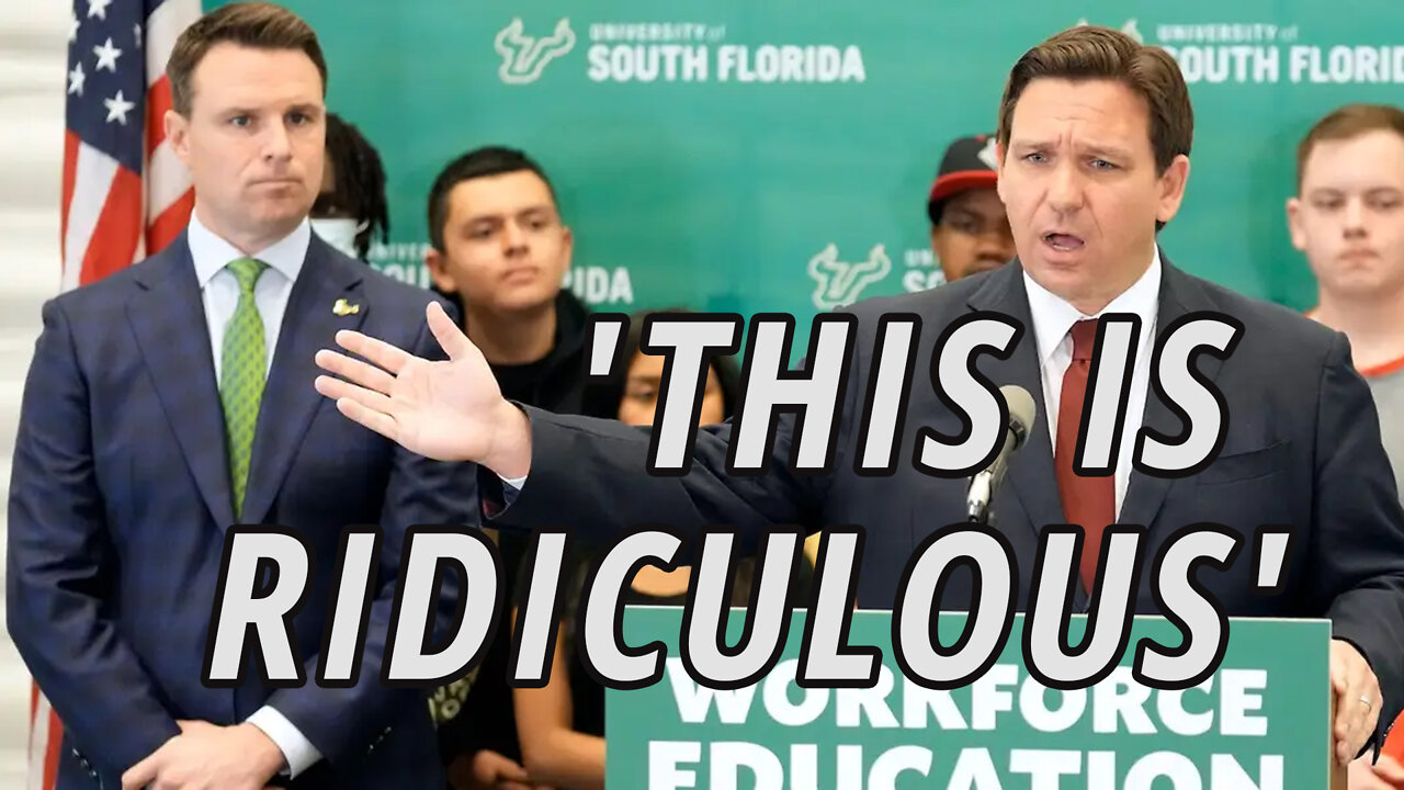 Governor DeSantis asked high schools students to take off the masks