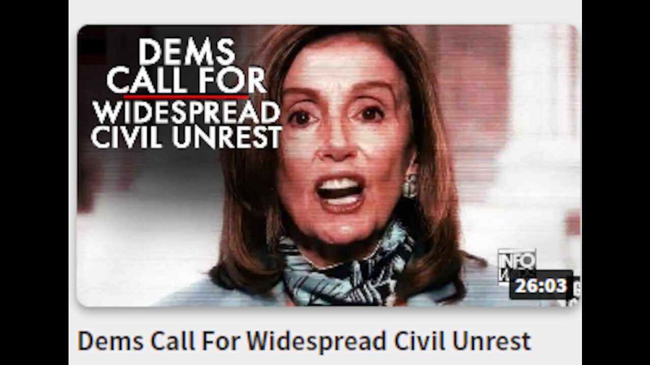 Dems Call For Widespread Civil Unrest