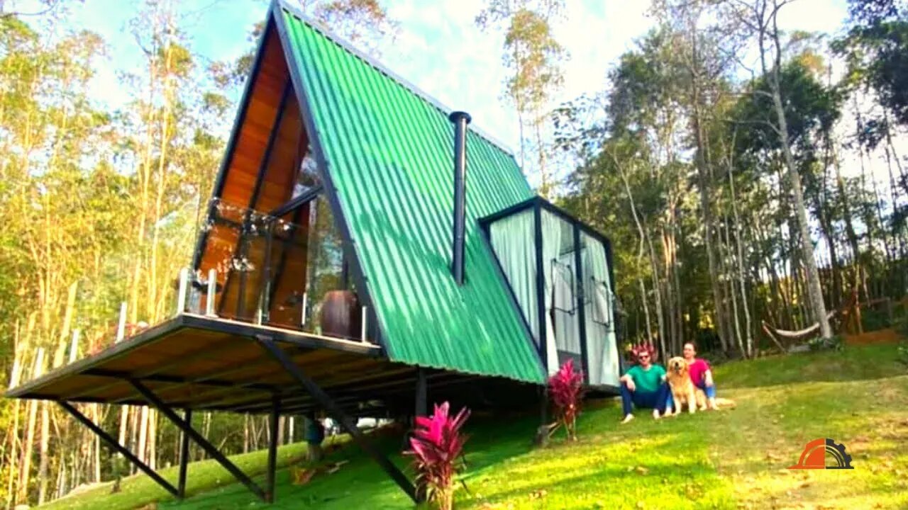 Absolutely Gorgeous Good Hearted Modern A frame Glass House