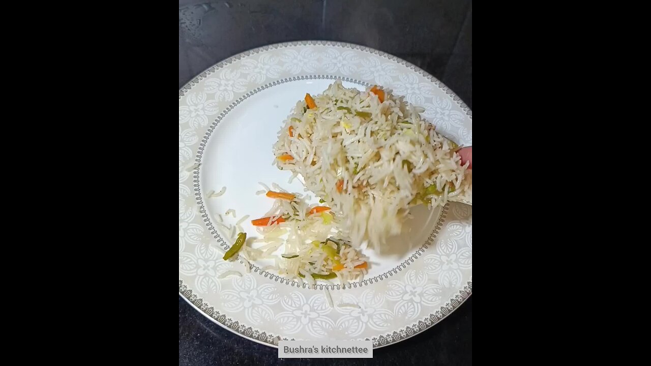 Chicken fried rice in restaurant style چکن فرائڈ رائس ریسٹورنٹ سٹائل میں