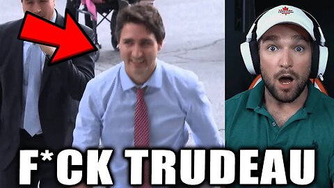 Canadians SWARM Trudeau To Chant "F*CK TRUDEAU"