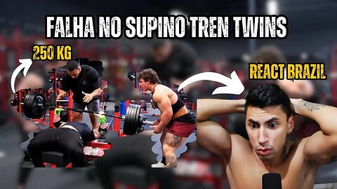 LARRY WHELLS E TRENTWINS 250KG SUPINO TREINO INSANO PEITO MUITO PESADO