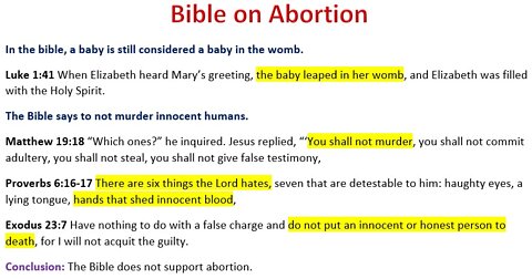 Abortion is Satanic