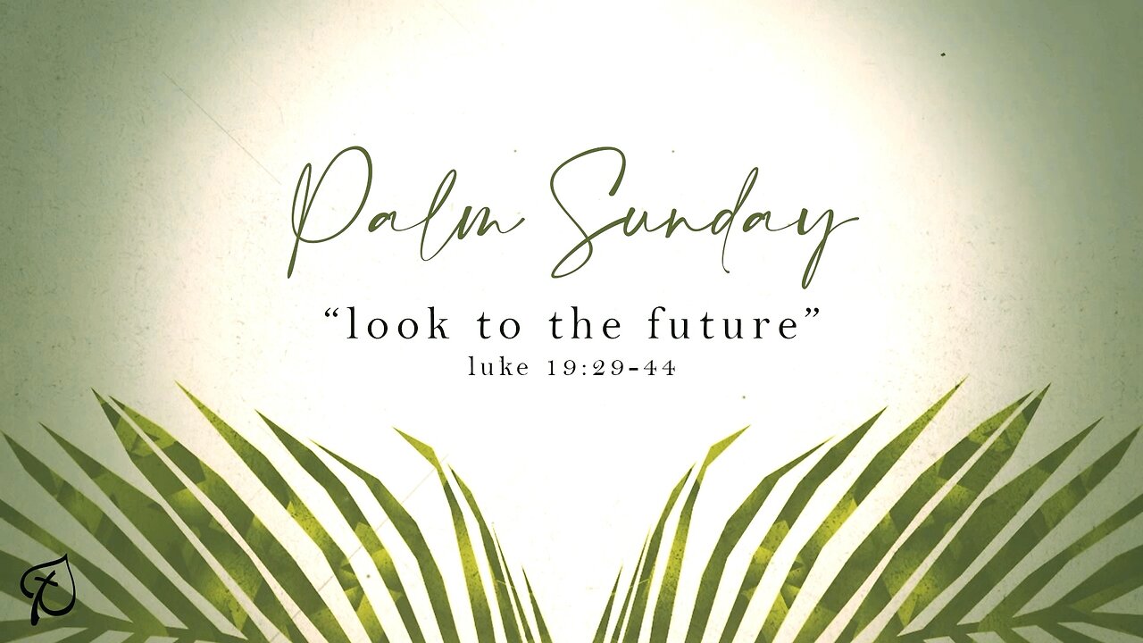 Palm Sunday 2024 | Luke 19:29-44