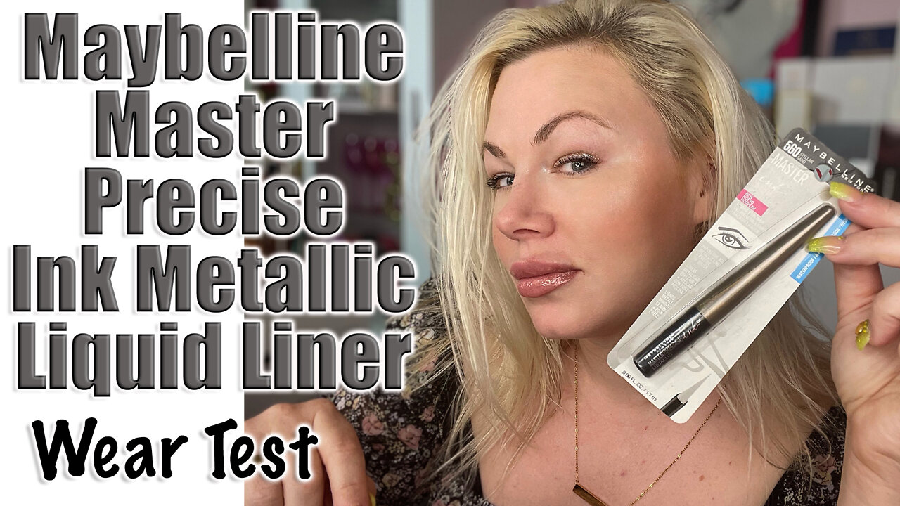 Maybelline Ink Metallic Liquid Liner Wear Test | Code Jessica10 saves you $ at All Approved Vendors