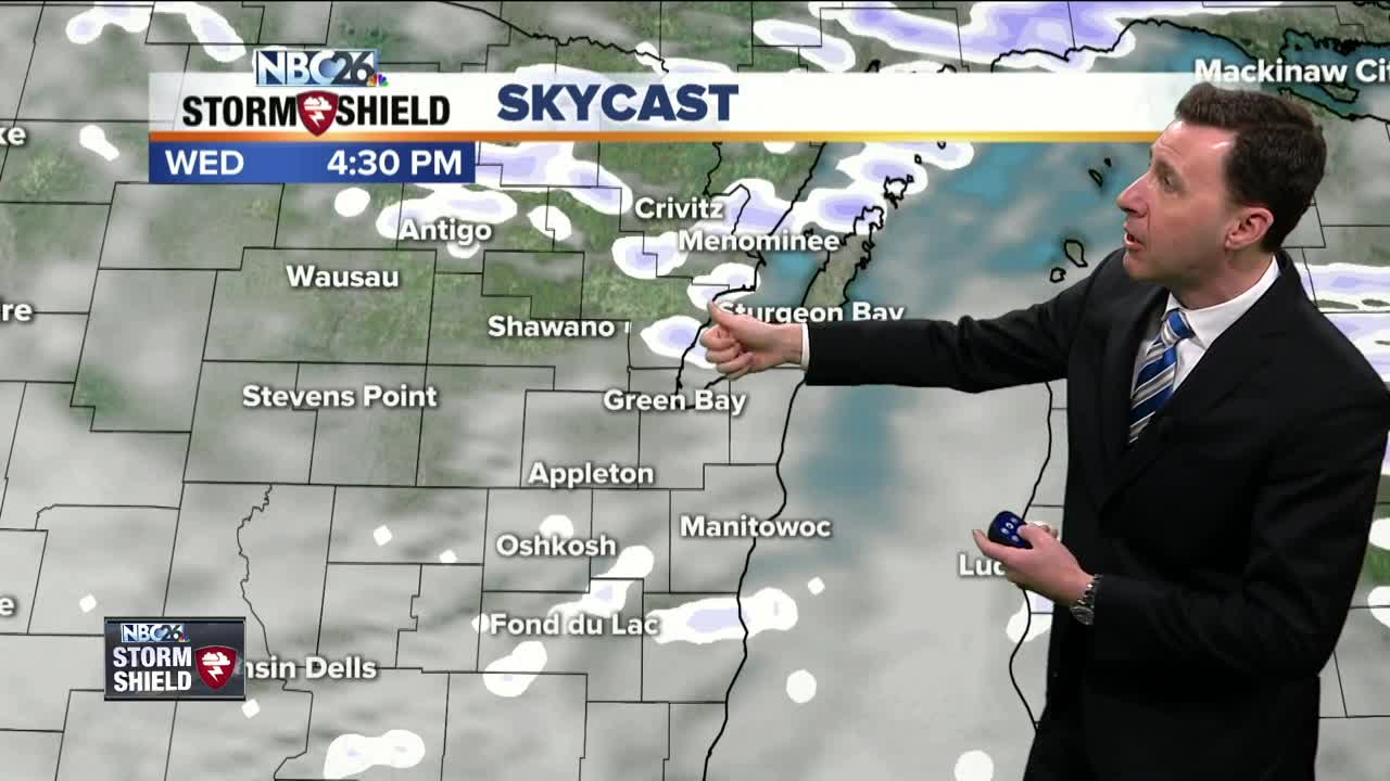 Michael Fish's NBC26 Storm Shield weather forecast