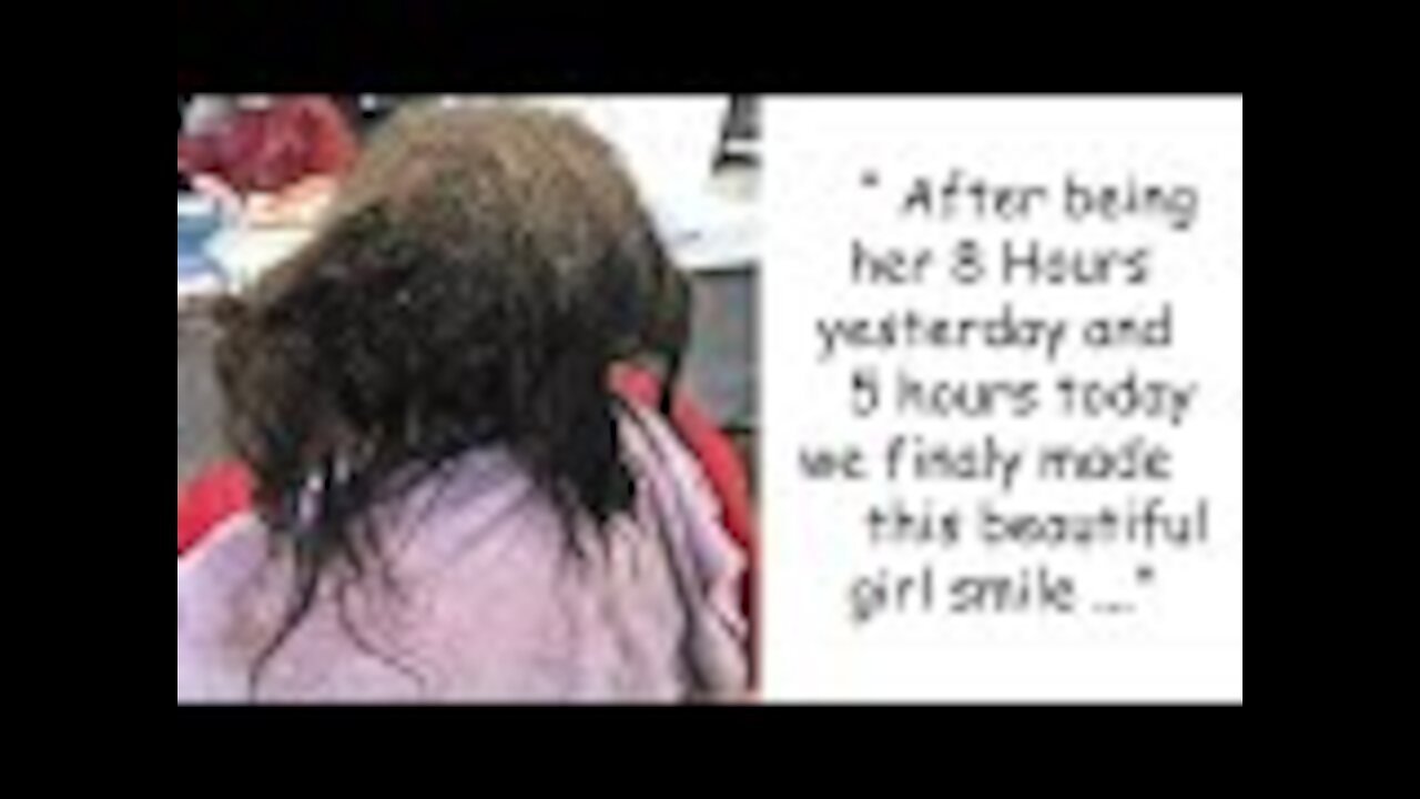 Hairdresser Refuses To Shave Girl’s Head, Spends 13 Hours Fixing It Instead