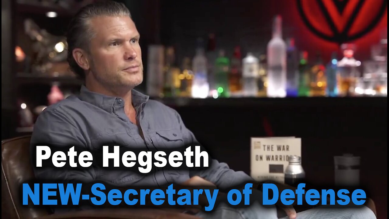 Meet your new Secretary of Defense... Pete Hegseth