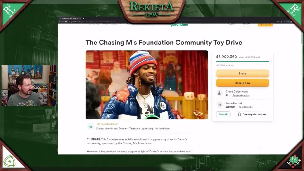 Damar Hamlin’s GoFundMe raises some questions…