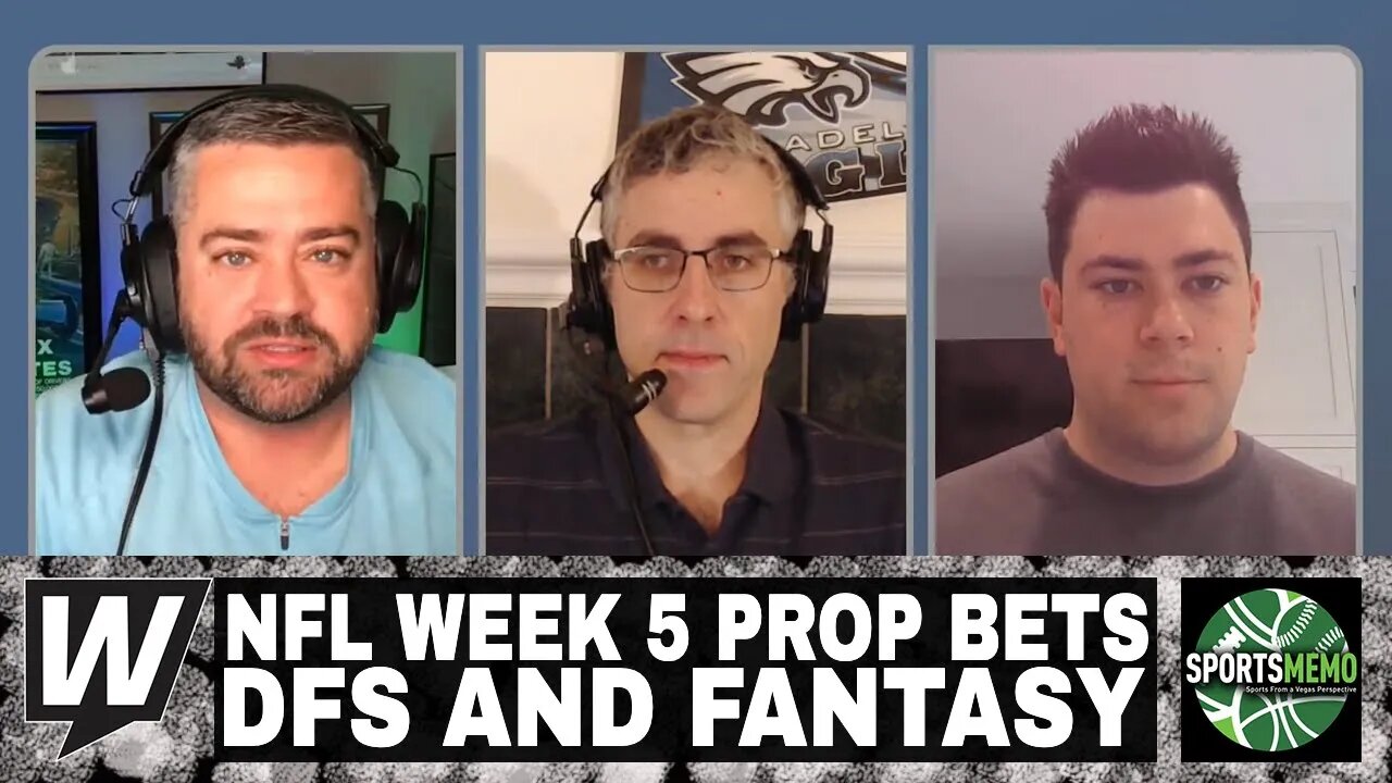 NFL Week 5 Prop Bets | DFS and Fantasy Recommendations | Prop It Up for October 7