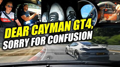 CONFUSING Cayman GT4 with HOT Punto Abarth / Nürburgring