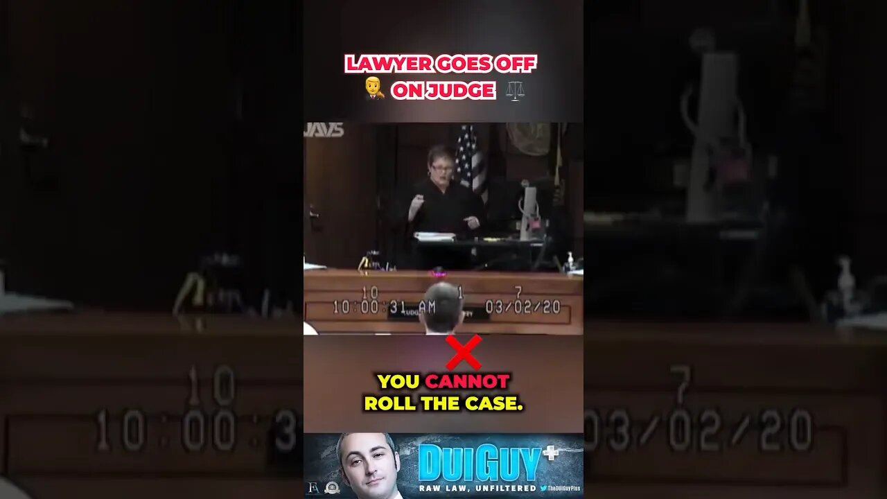 Lawyer Schools The Judge! 🤣