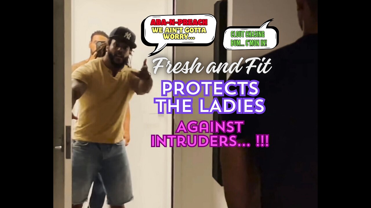 Fresh and Fit Podcast LIVE INTRUDERS: 2 ANGLES & RECAP 😱 #freshandfit #freshprinceceo #myrongaines