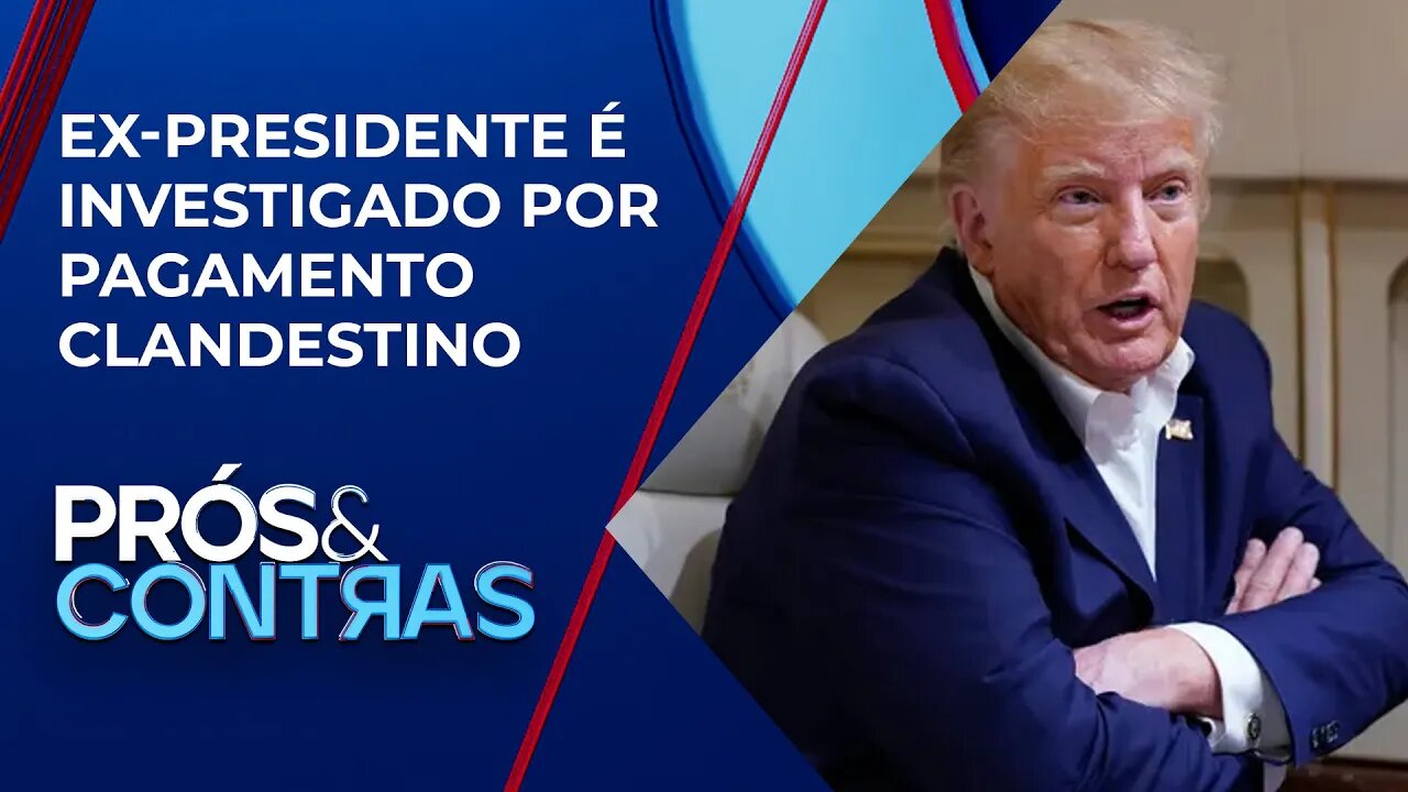 Donald Trump chega a NY para responder por indiciamento